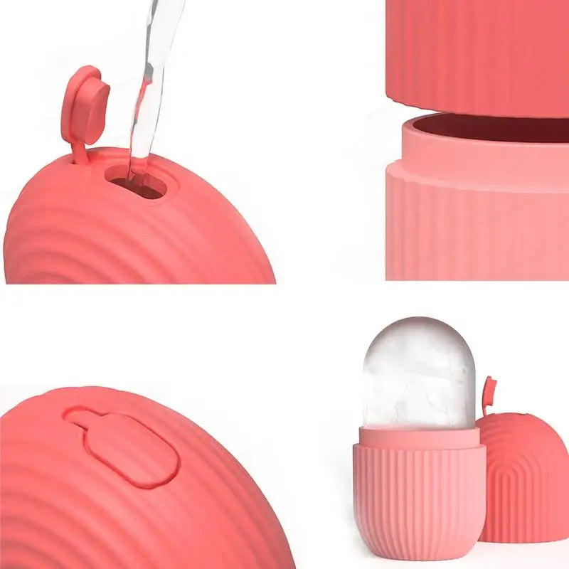 Silicone Ice Cube Trays Beauty Lifting Ice Ball Face Massager Contouring Eye Roller Facial Treatment Reduce Acne Skin Care...