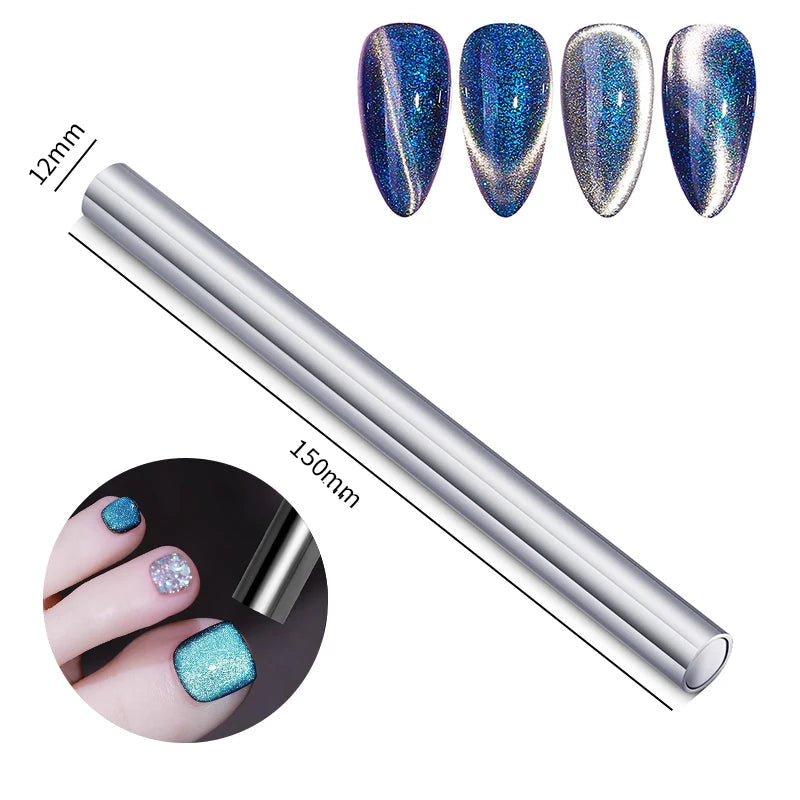 LILYCUTE 7ml Aurora Cat Magnetic Gel Nail Polish Reflective Magnet Gel Varnishes Semi Permanent UV Gel For Nail Art Manicu...
