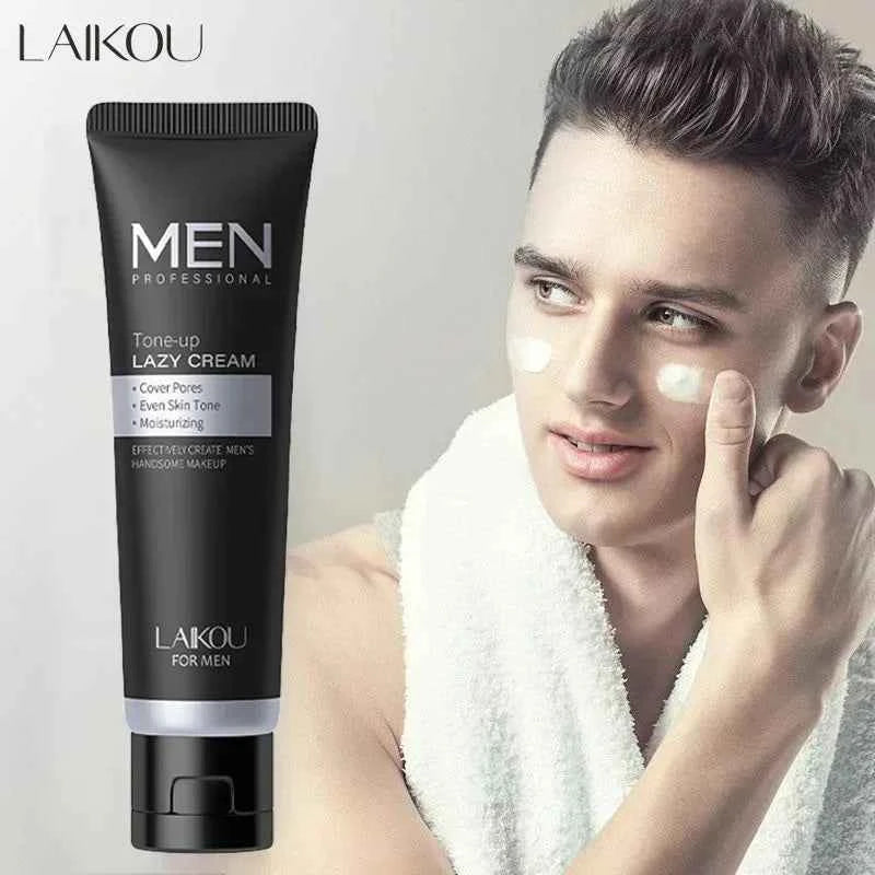 LAIKOU Men BB Cream Natural Whitening Revitalising Nourishing Brighten Cream Face Foundation Tone Up Cream Lazy Concealer ...