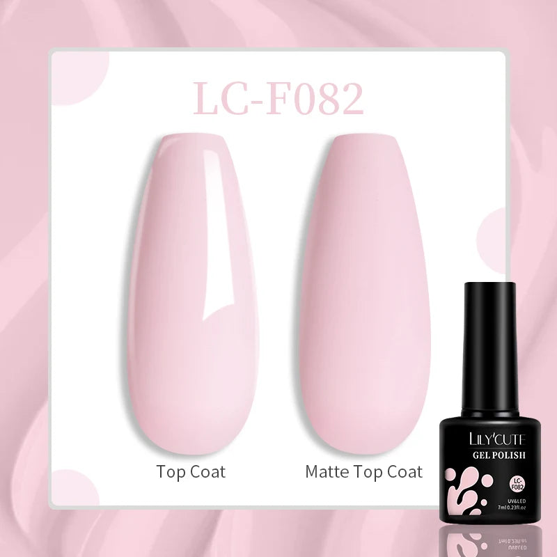 LILYCUTE 129 Colors 7ML Nail Gel Polish Nail Supplies Vernis Semi Permanent Nail Art Manicure Soak Off LED UV Gel Nail Var...
