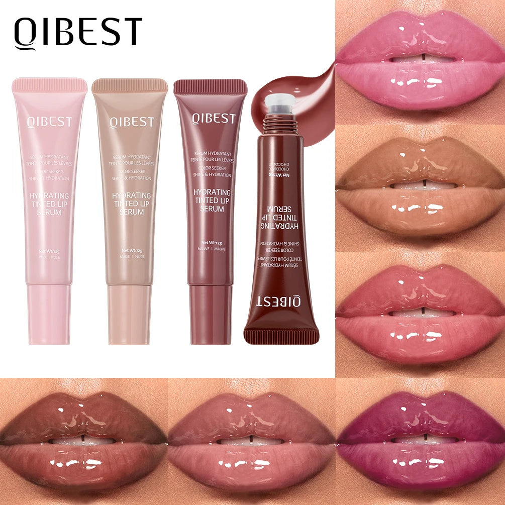 QIBEST Crystal Lip Balm Moisturizing Lip Gloss Oil Jelly Lipgloss Long Lasting Liquid Lipstick Hydrating Tinted Lip Serum ...