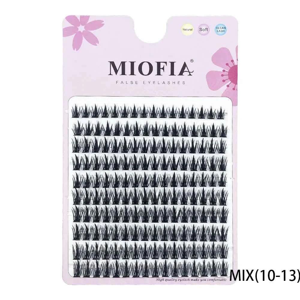 1 Box/160 Bunches Mink Eyelashes Natural 3D Russian Individual Eyelash extension MS Eyelash cluster Makeup Tool Lashes Who...