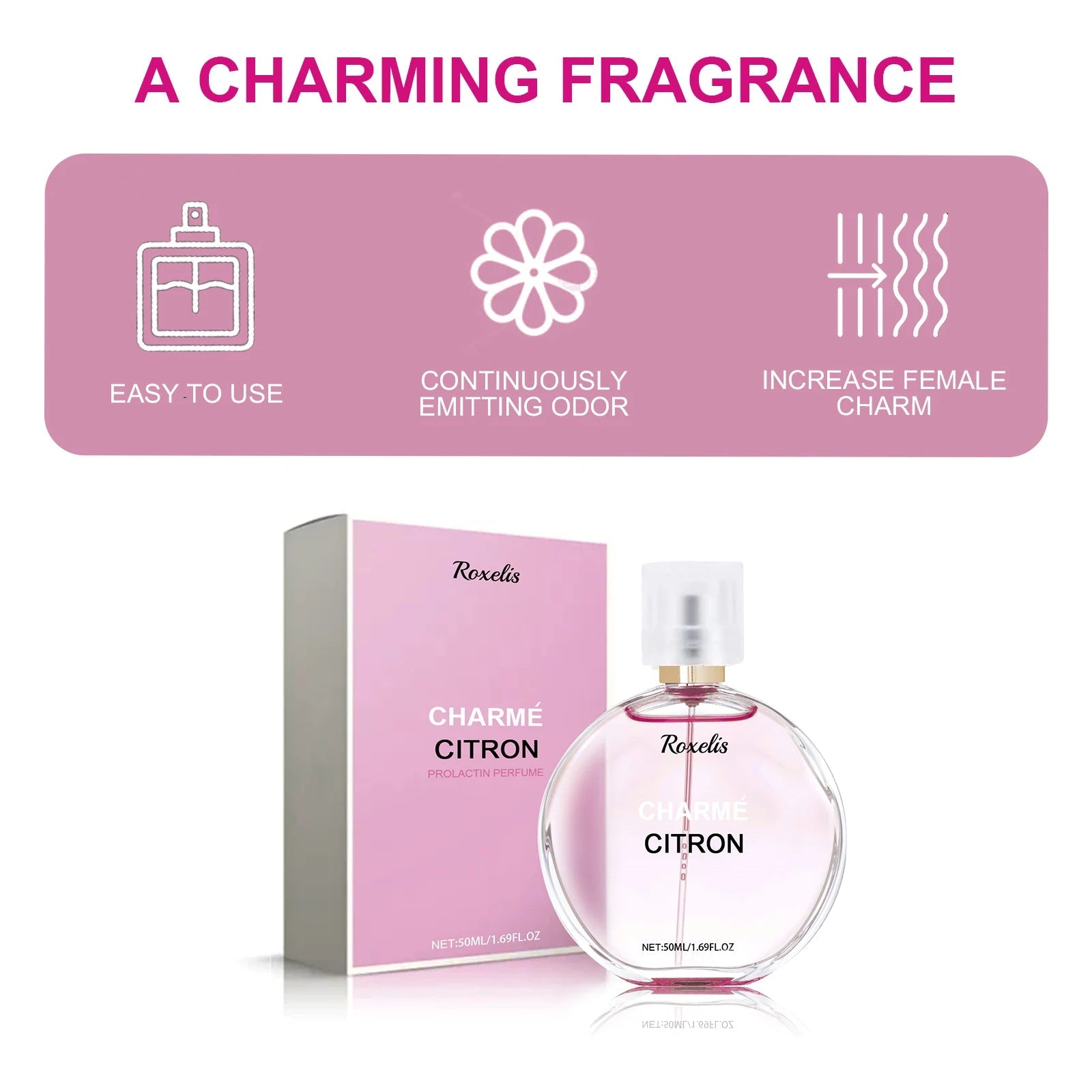 Women's Perfume - Elegant Charming Floral Scent Long Lasting Fresh Mild Non-Irritating, Subtle Fragrance for Dating & Dail...