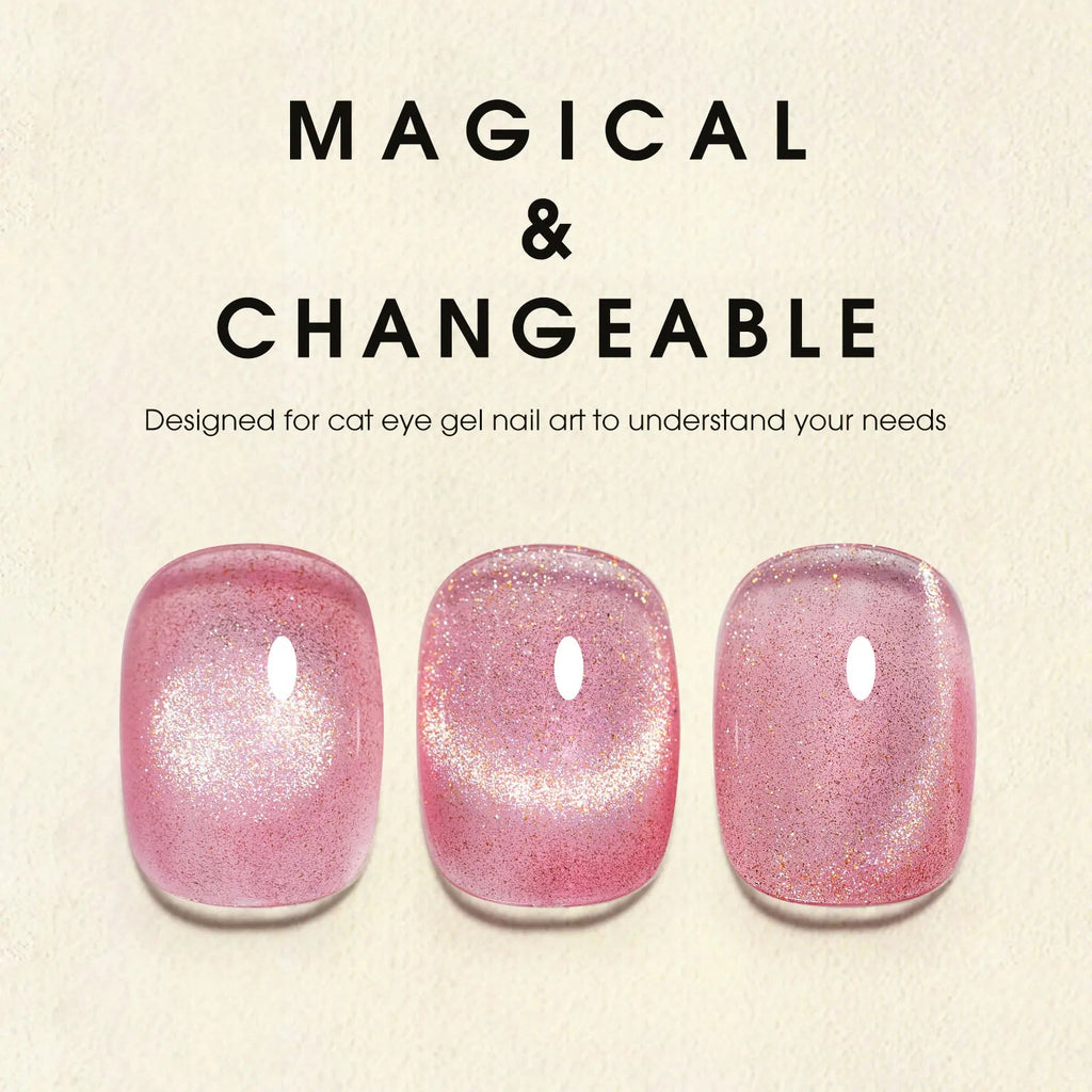 #8013 CANNI Nail Gel Polish Hema Free Super Glossy Glitter Cat Eye Gel Diamond Top Coat Semi Permanent Soak Off UV LED Varnish Aurora Glow Avenue