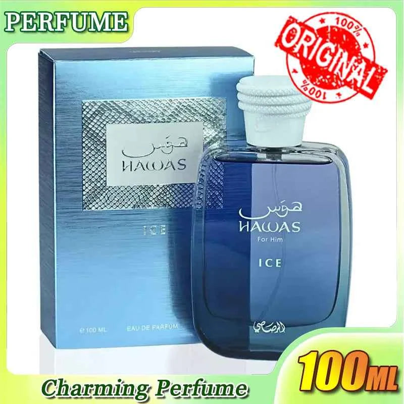 Classic Men's Perfume 100ml Long Lasting Gentleman High Quality Hawas Eau De Parfum Male Spray Bottle Cologne Fragrance Fo...