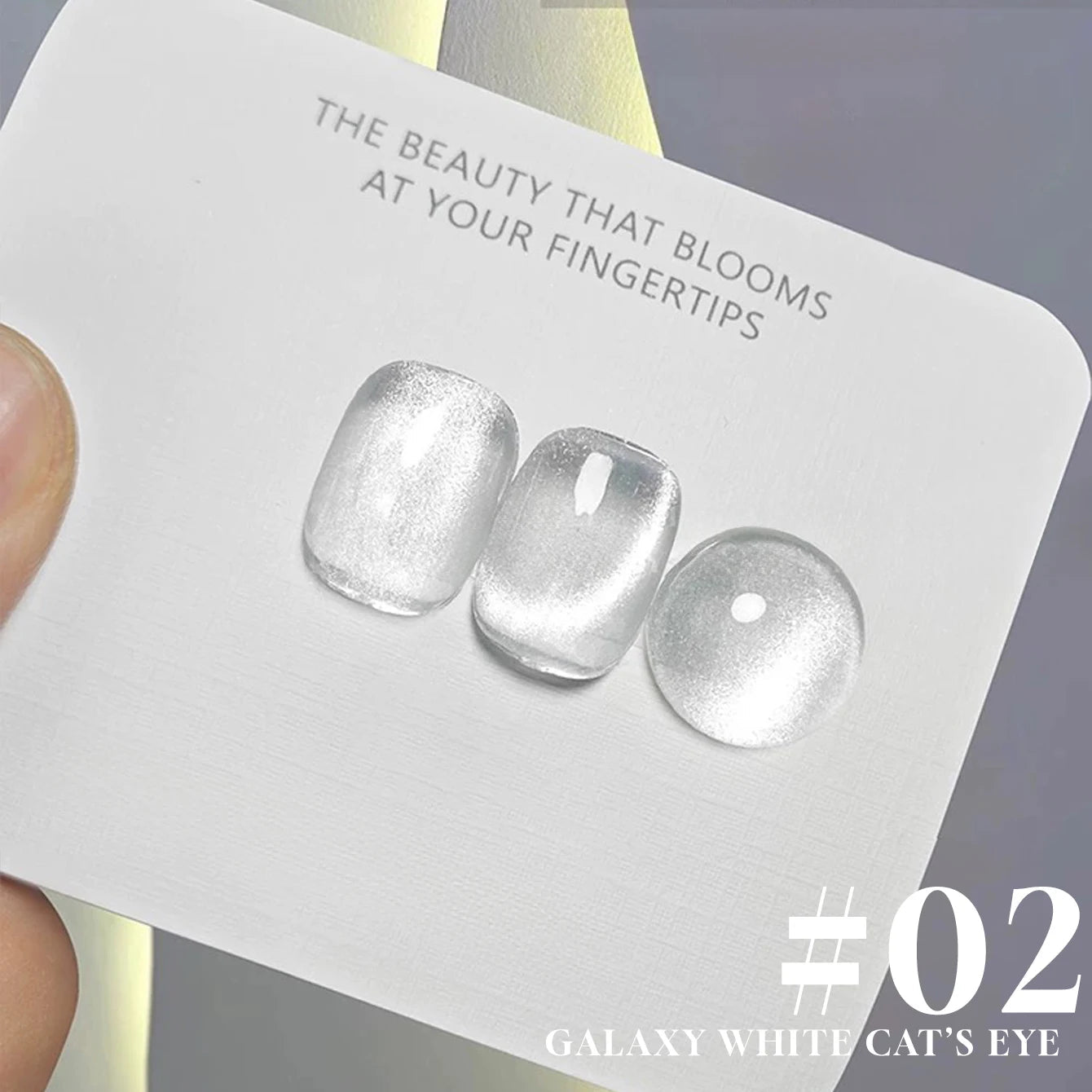 MIANEL 1-6pcs 12ML Christmas Nails Galaxy White Glass Bead Cat Eye Gel Nail Polish Super White Nails Nail Art Nail Supplies yinghebai02