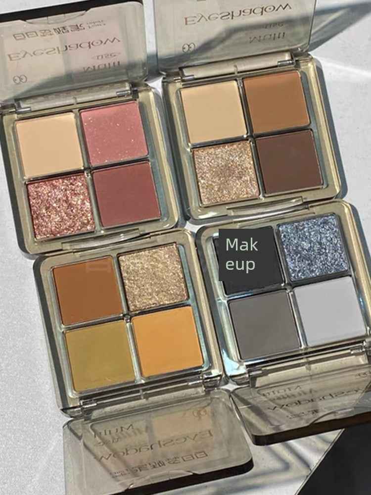 Smoke Tray Begins Involution Daydream Wake-up Home Eye Shadow Plate Four Colors Light Fashion Student Parity 2025 New Arrival Female