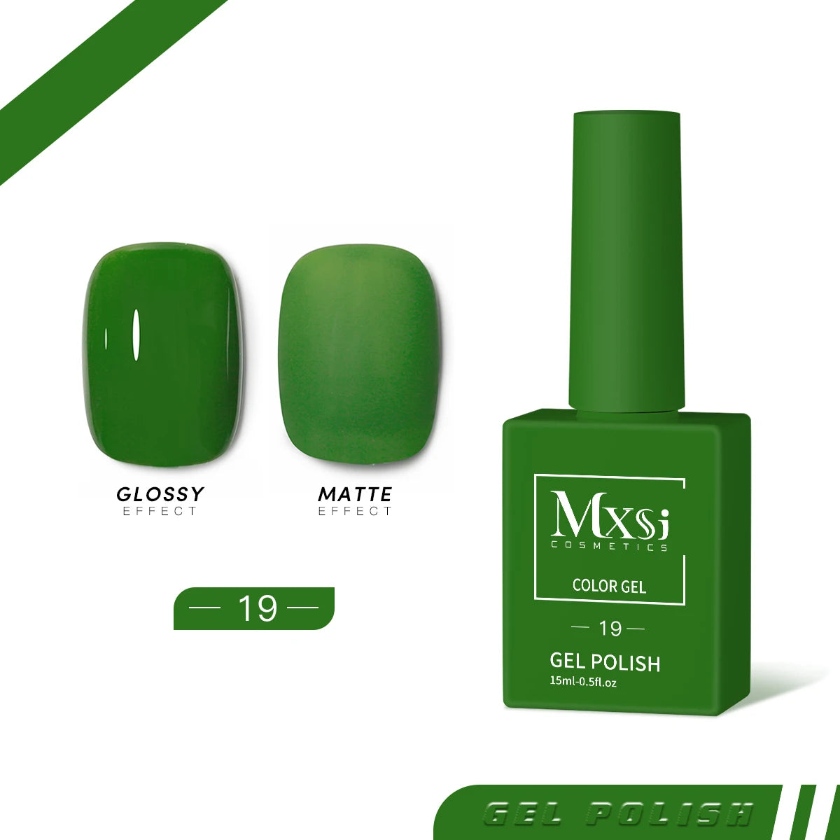 Mxsi 15ml Gel Nail Polish Neon Brown Royal Blue Red Green Pastal Nude Nail Art Varnish Gel Lacquer Top Coat UV Gel Nail No...