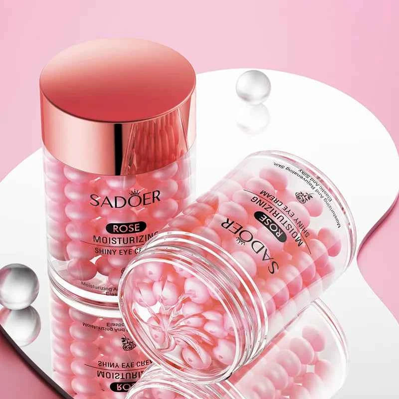 SADOER Rose Eye Cream Anti Dark Circles Removal Eye Bags Firming Moisturizing Beauty Eyes Creams Skin Care Products - 