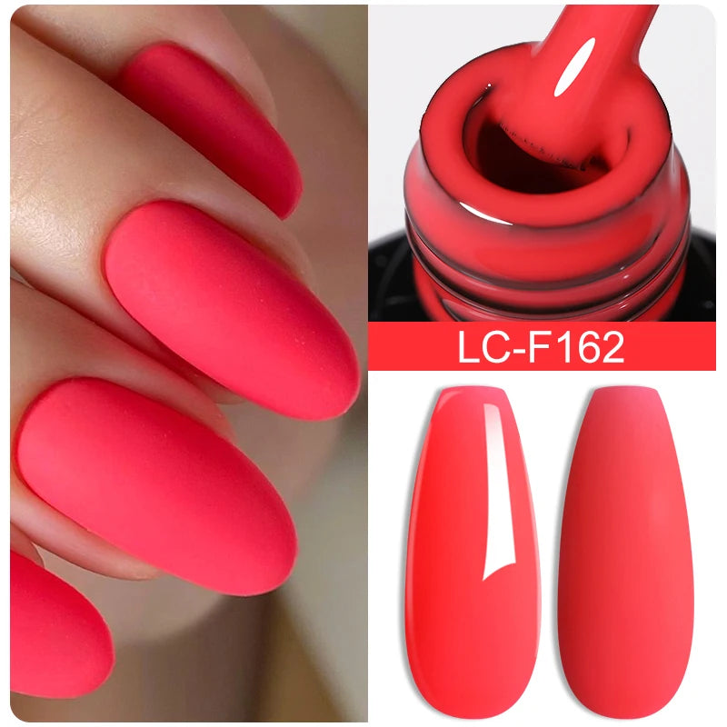 LILYCUTE Ancora Red Color Gel Nail Polish 152 Colors Fall Winter Trendy Long-Lasting French Style For Manicure Nail Art UV...