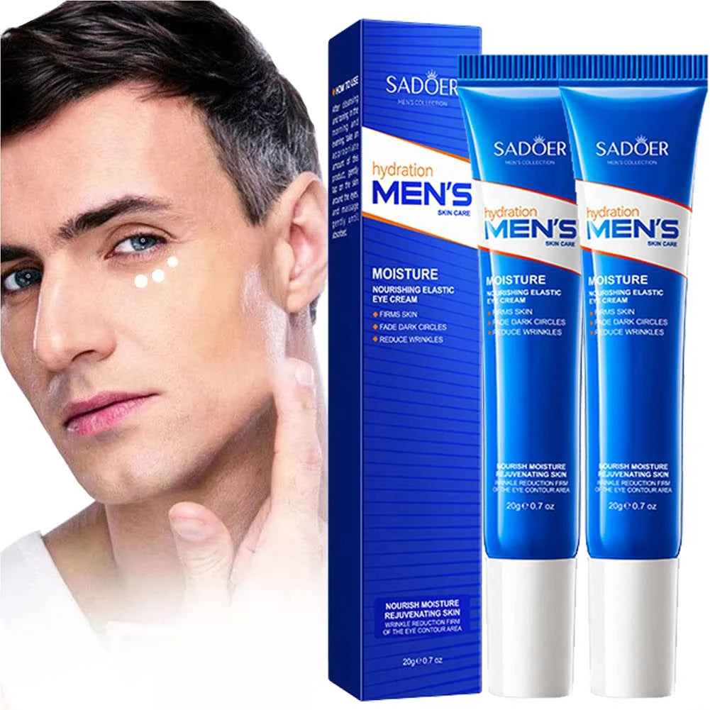 1/2pcs SADOER Men's Eye Cream Anti Dark Circles Removal Eye Bags Moisturizing Anti-Aging Anti-wrinkles Men Eyes Skin Care