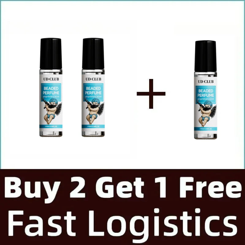 1/3/5/10pcs Cupid Men's Cologne Lasting Fragrance Roll-on Perfume Alcohol-free Seductive Fresh Scent Hypnotic Pheromone Perfume 3pcs