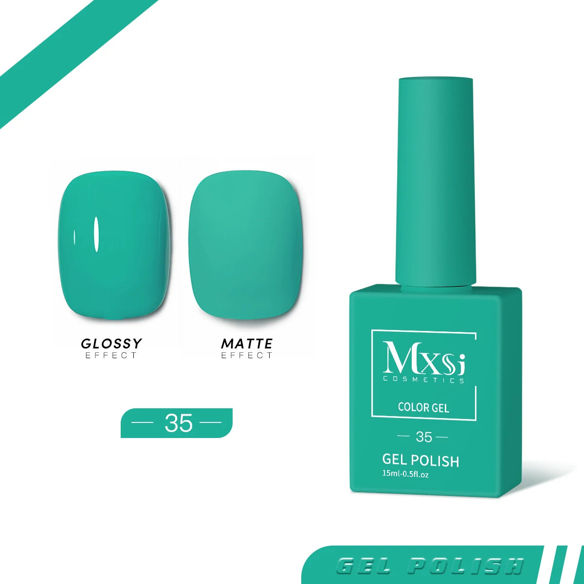 Mxsi 15ml Gel Nail Polish Neon Brown Royal Blue Red Green Pastal Nude Nail Art Varnish Gel Lacquer Top Coat UV Gel Nail Not Set Mxsi 35 China Mainland
