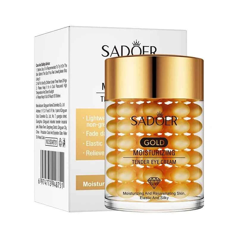 SADOER Hyaluronic Acid 24K Golden Sakura Eye Cream Anti Dark Circles Anti Wrinkles Moisturizing Anti-aging Creams Eyes Ski...