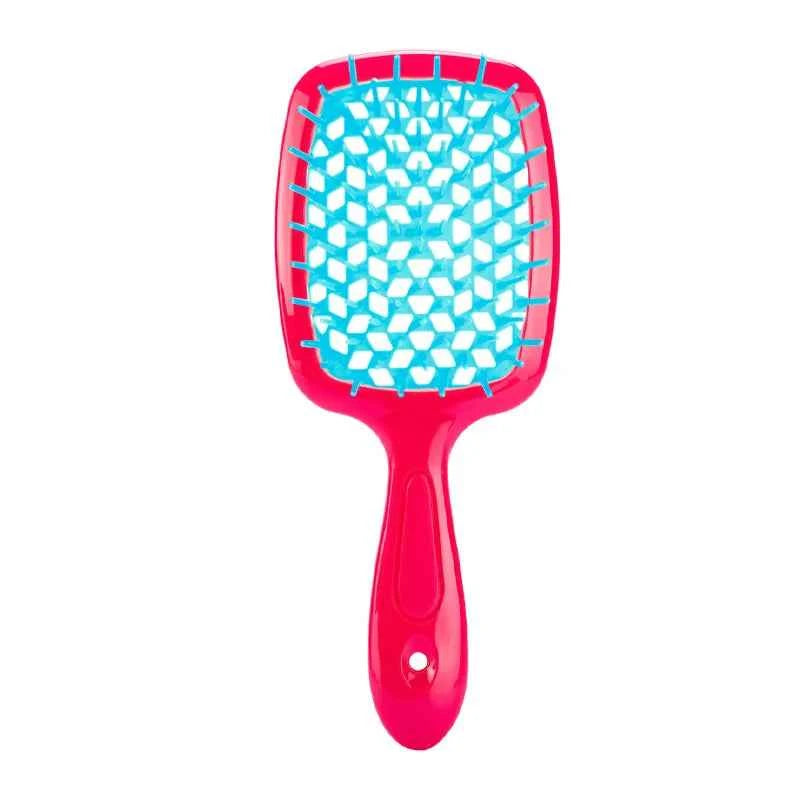 1 PCS Hair Brush Massage Combs Dry Wet Dual Use Curly Women's Hair Clipper Salon Hairdressing Comb Styling Tools Accessories B CHINA