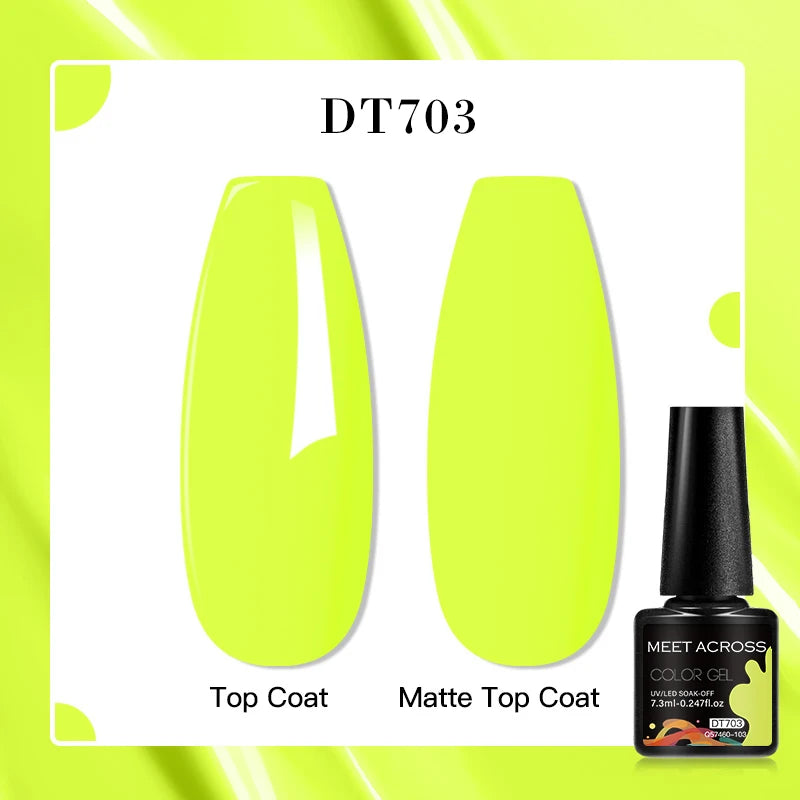 MEET ACROSS 7ml Porcelain White Cat Eye Gel Polish Holographic Glitter Magnetic Galactic Effect Gel Nail Polish Soak Off UV Gel Q57460-103